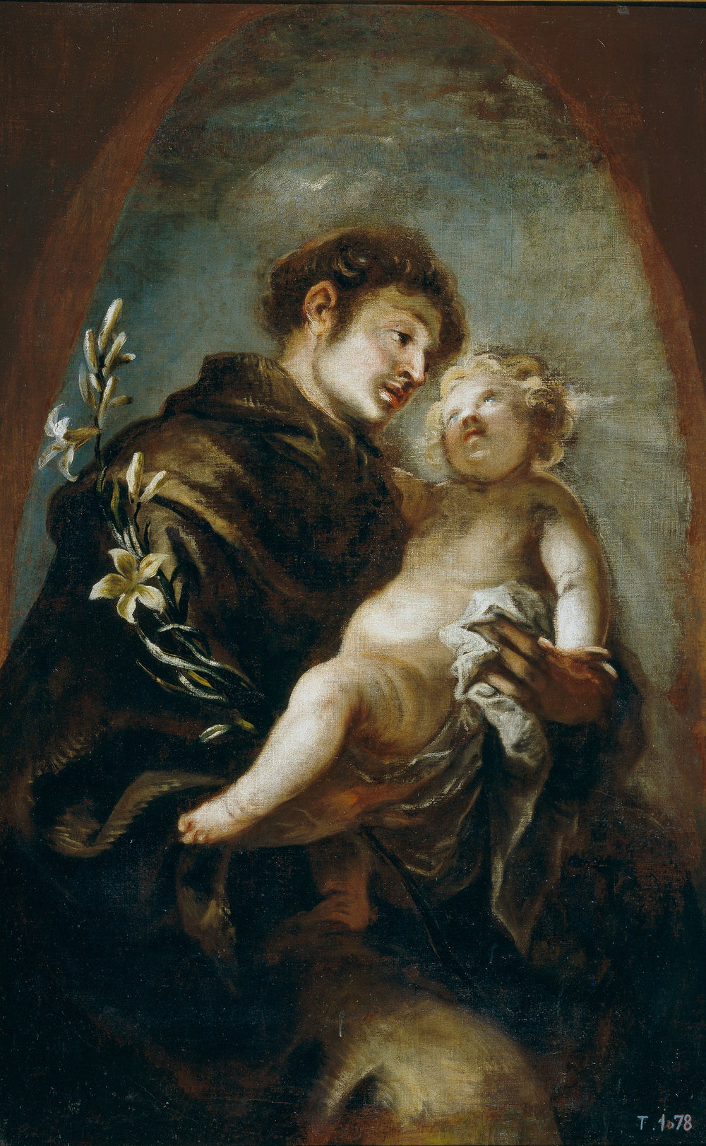 Saint Antoine de Padoue - Francisco Herrera the younger image 1 tableau peint à l’huile sur toile