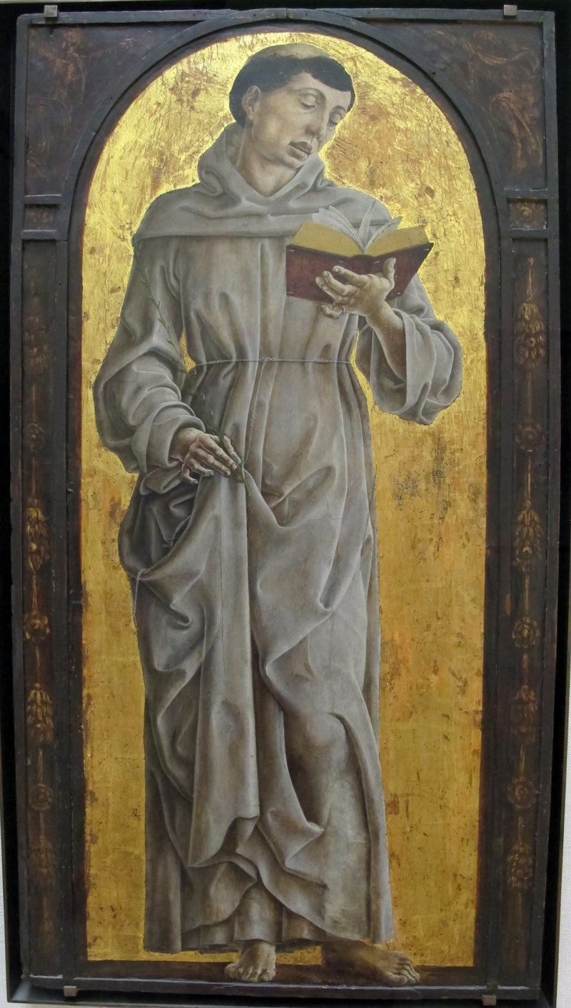Sankt Antonius von Padua liest - Cosmé Tura
