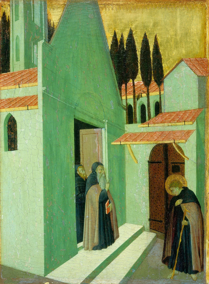 Saint Antoine verlässt sein Kloster - Meister der Osservanza