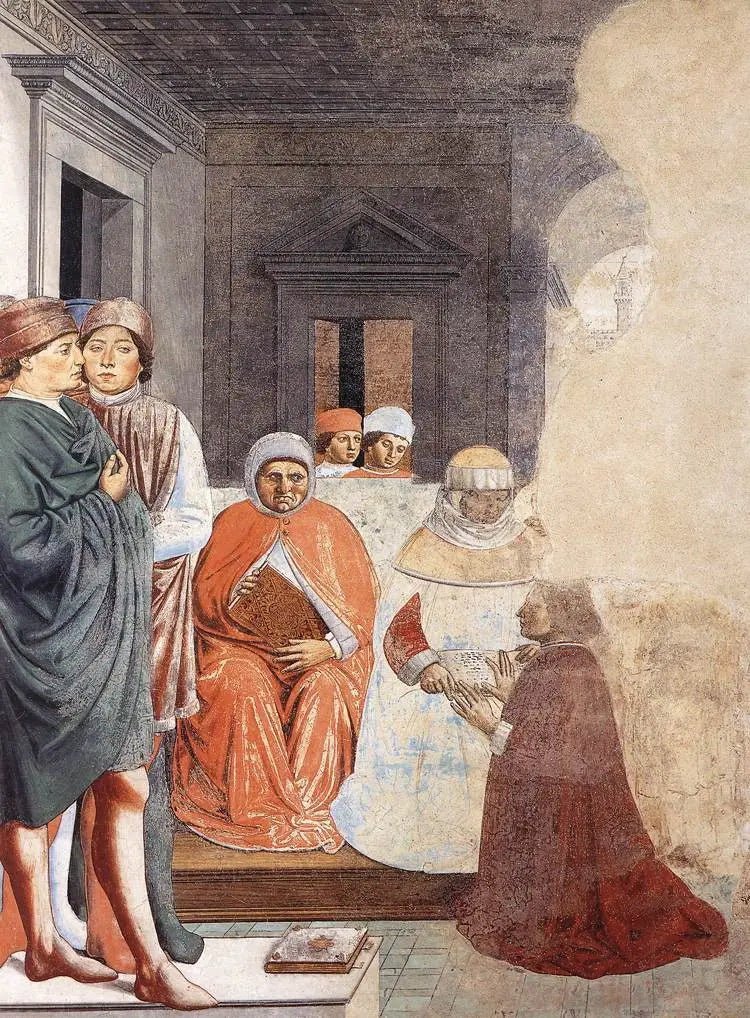 Augustinus bei der Universität von Karthago (Szene 2, Nordwand) - Benozzo Gozzoli