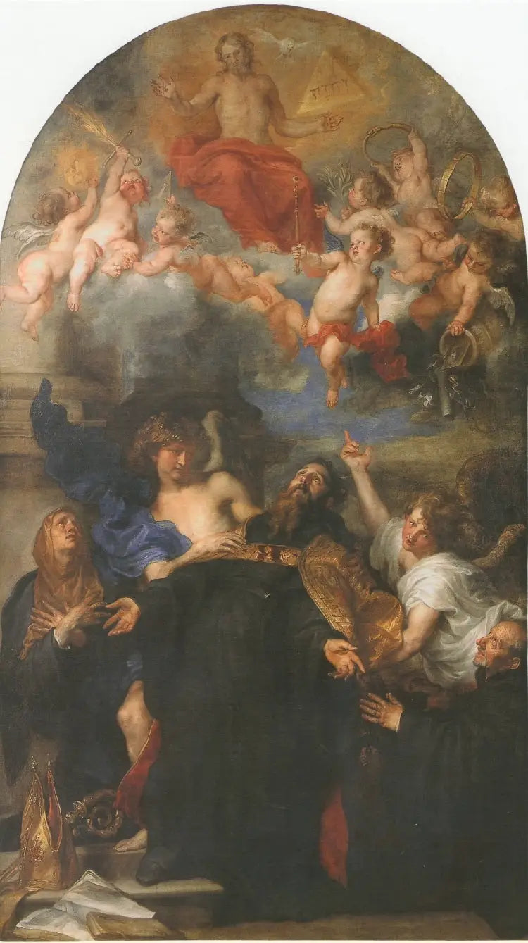 Sankt Augustinus im Ekstase - Antoine van Dyck