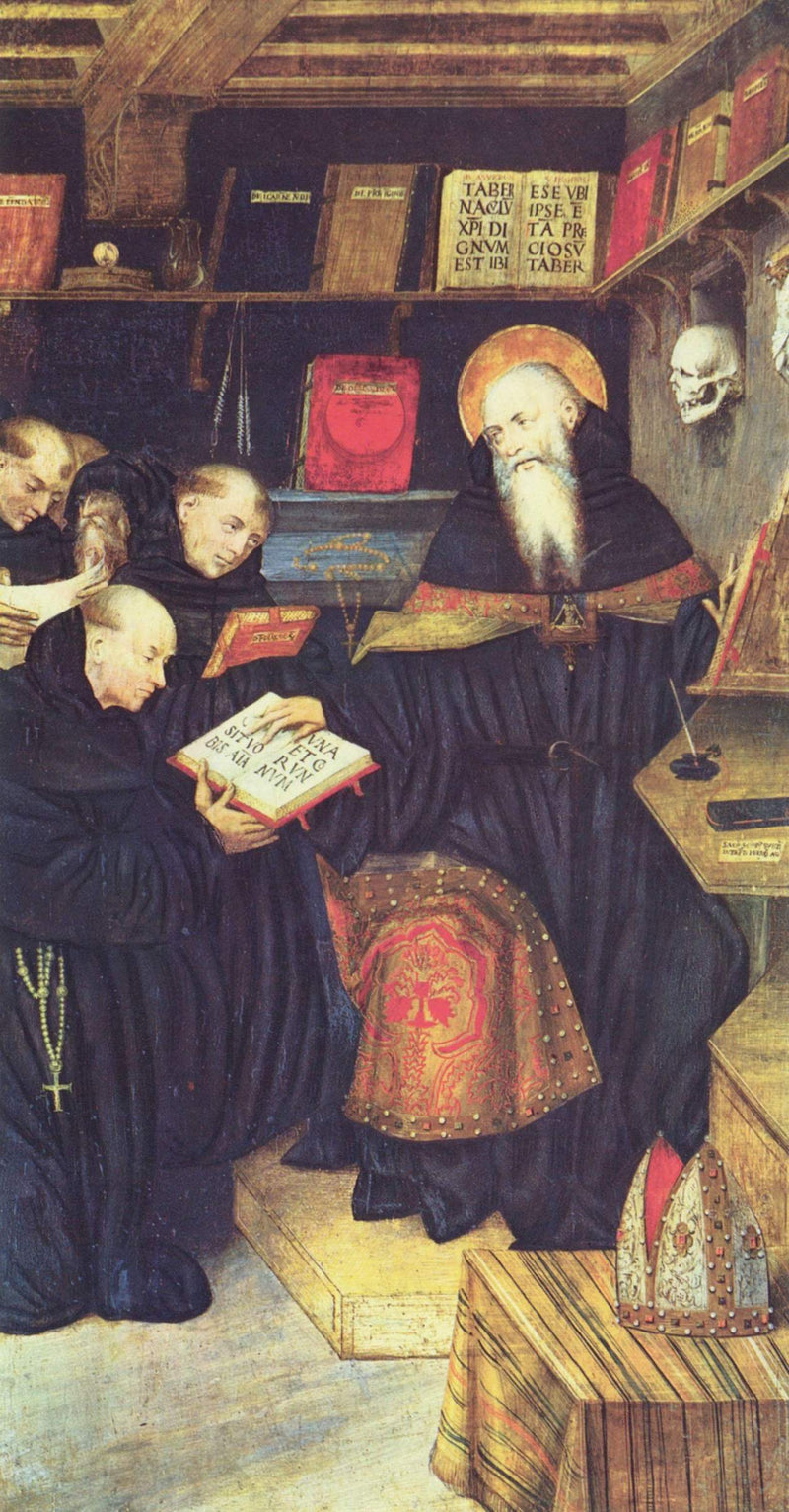 Sankt Augustinus und die Einsiedler - Gaudenzio Ferrari