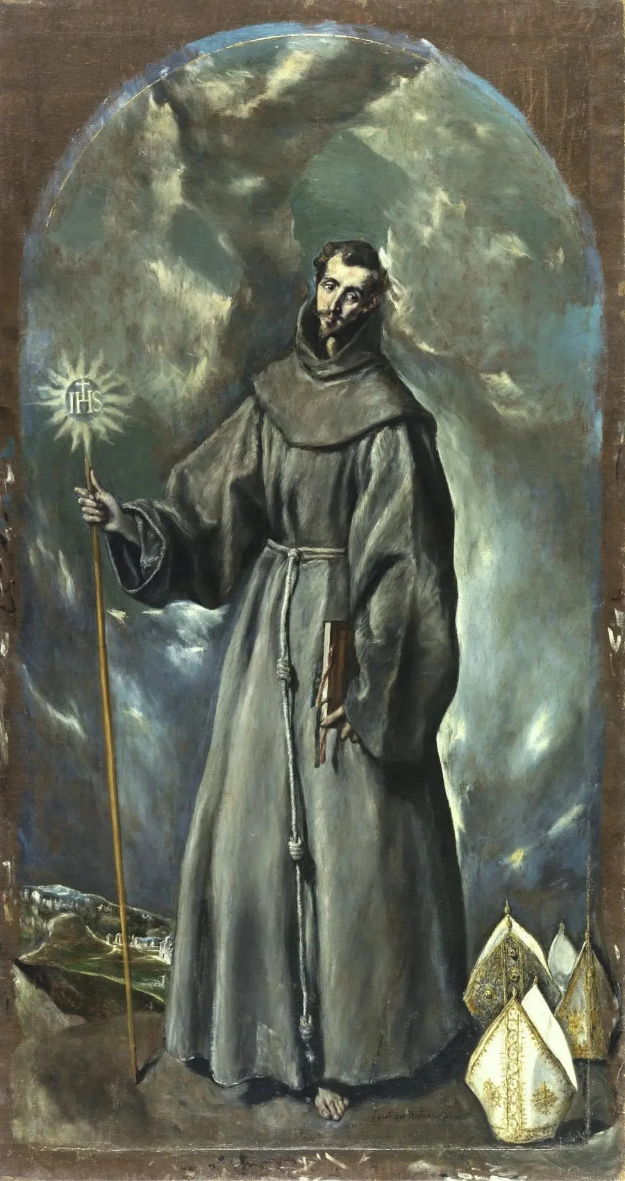 Sankt Bernardin von Siena - El Greco