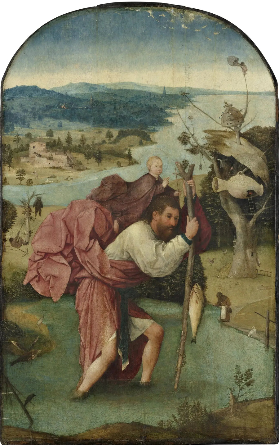 Heiliger Christophorus mit dem Jesuskind - Hieronymus Bosch
