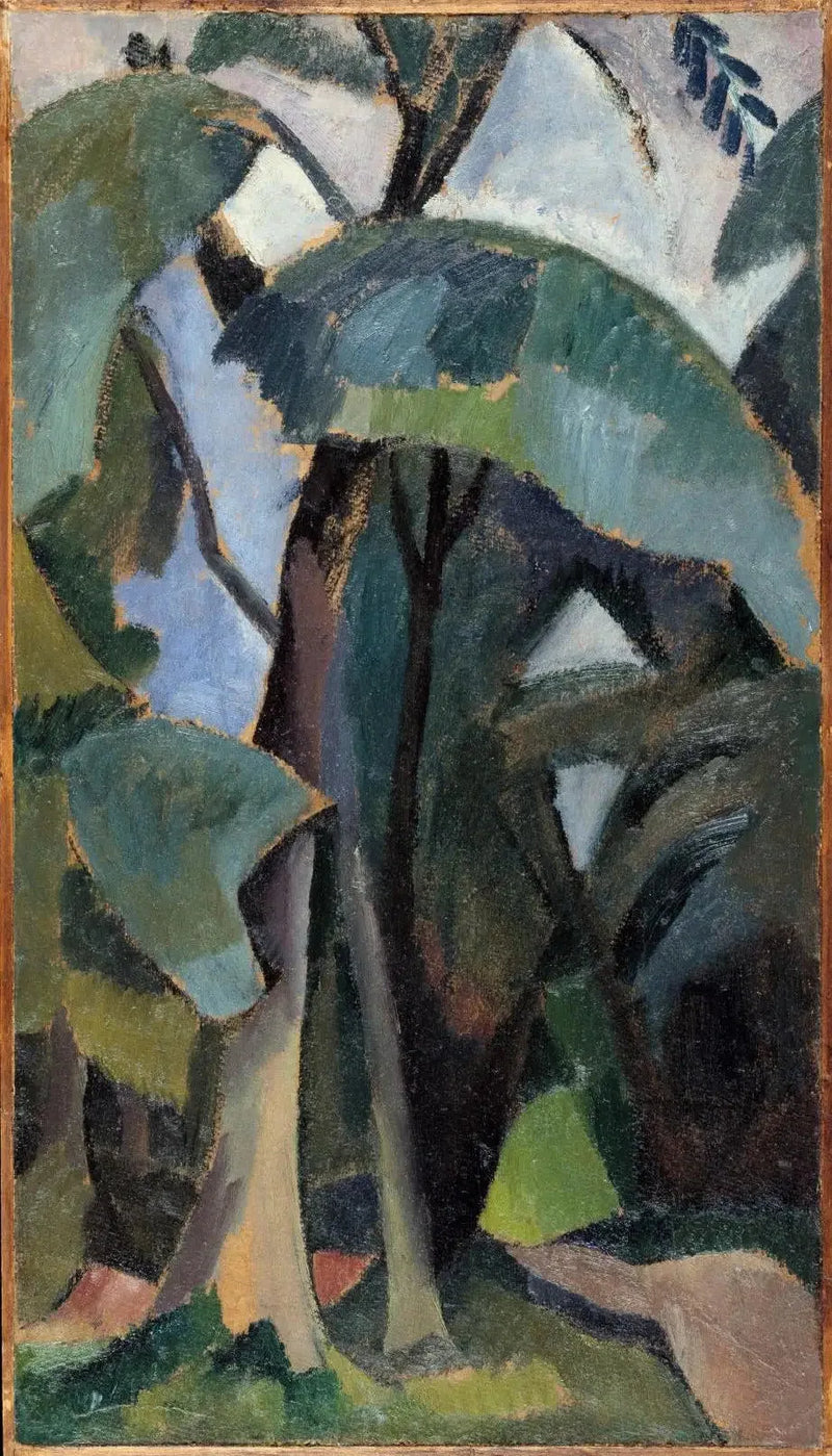 Saint-Cloud, Landschaftsstudie - Robert Delaunay