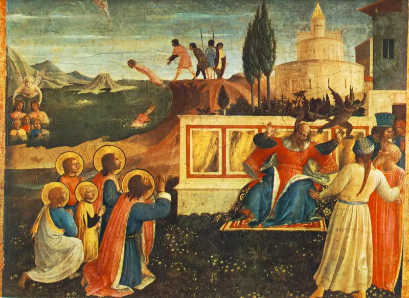 Saint Côme und Saint Damien gerettet - Fra Angelico