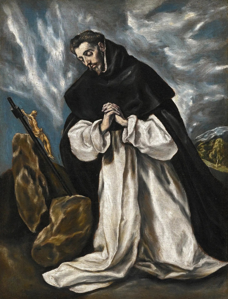 Saint Dominique im Gebet - El Greco