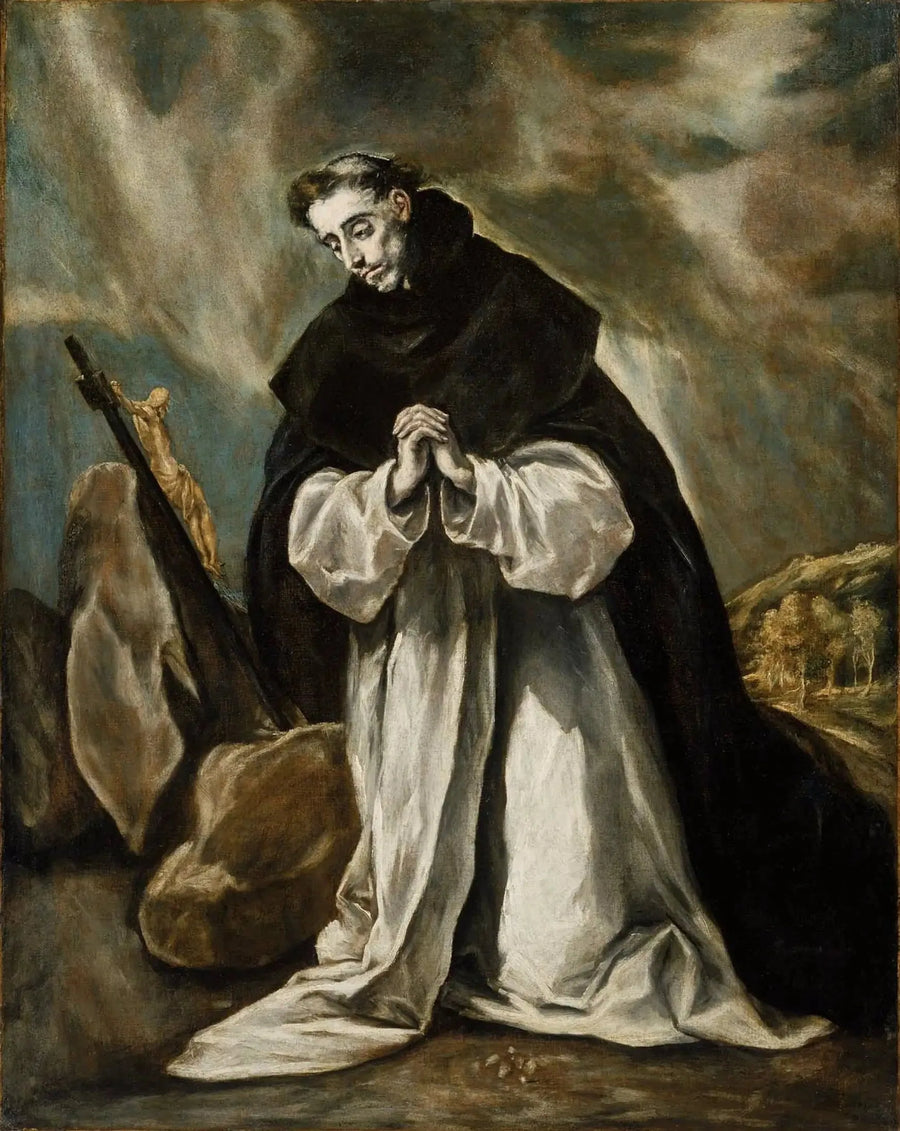 Saint Dominique im Gebet - El Greco