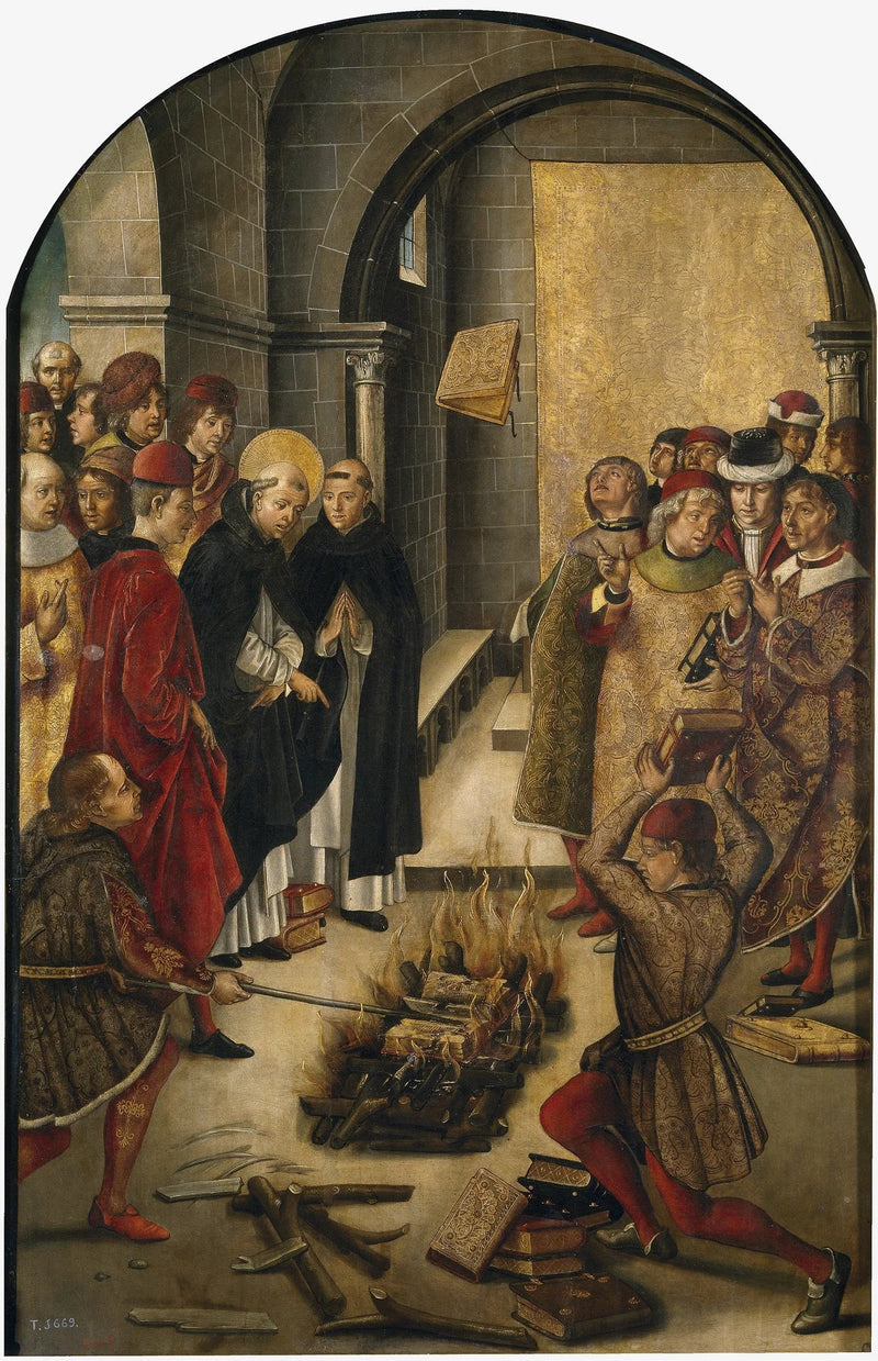 Saint Dominique und die Albigeois - Pedro Berruguete