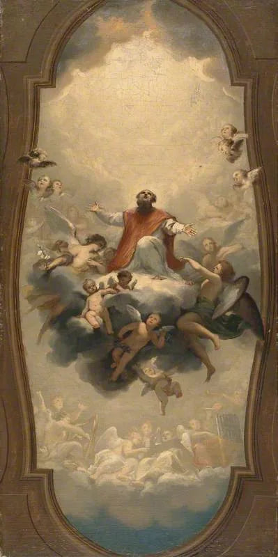 Heiliger Eusäbius in den Himmel aufgenommen - Anton Raphael Mengs