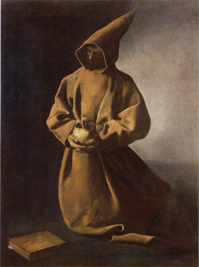 Heiliger Franziskus kniend - Francisco de Zurbarán