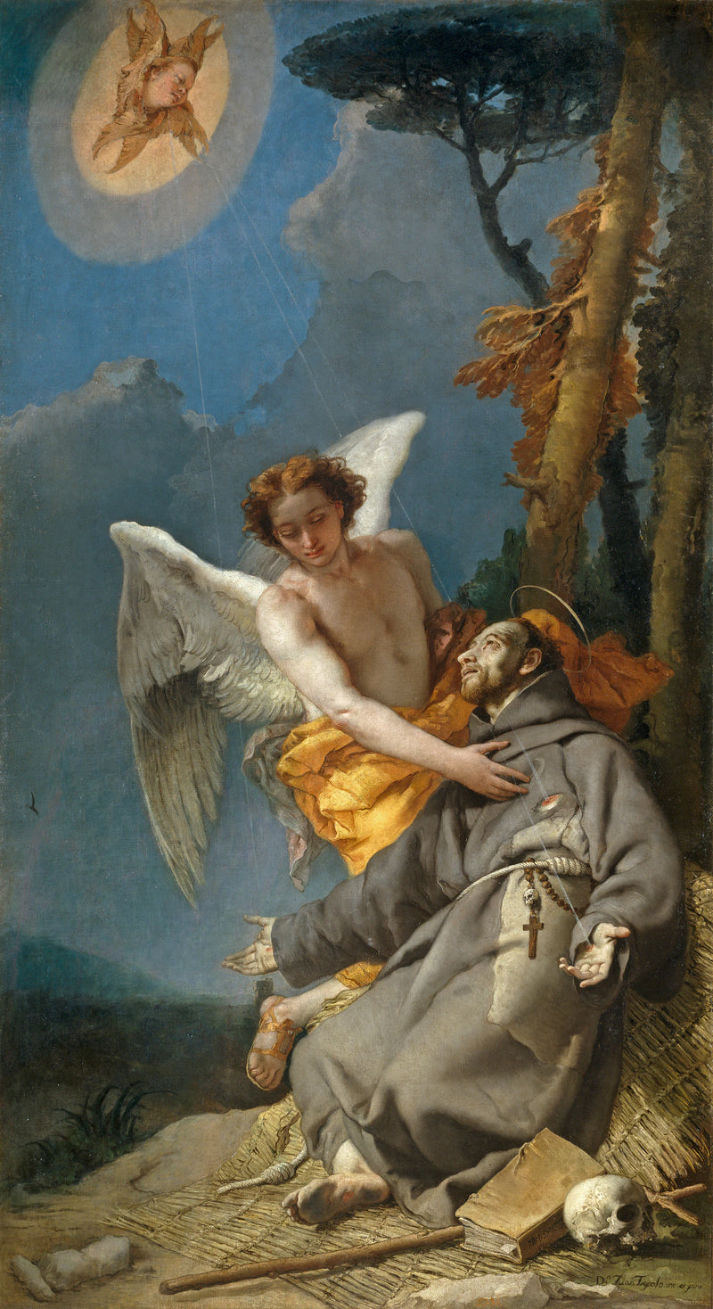 Saint François d'Assise recevant les stigmates - Giambattista Tiepolo