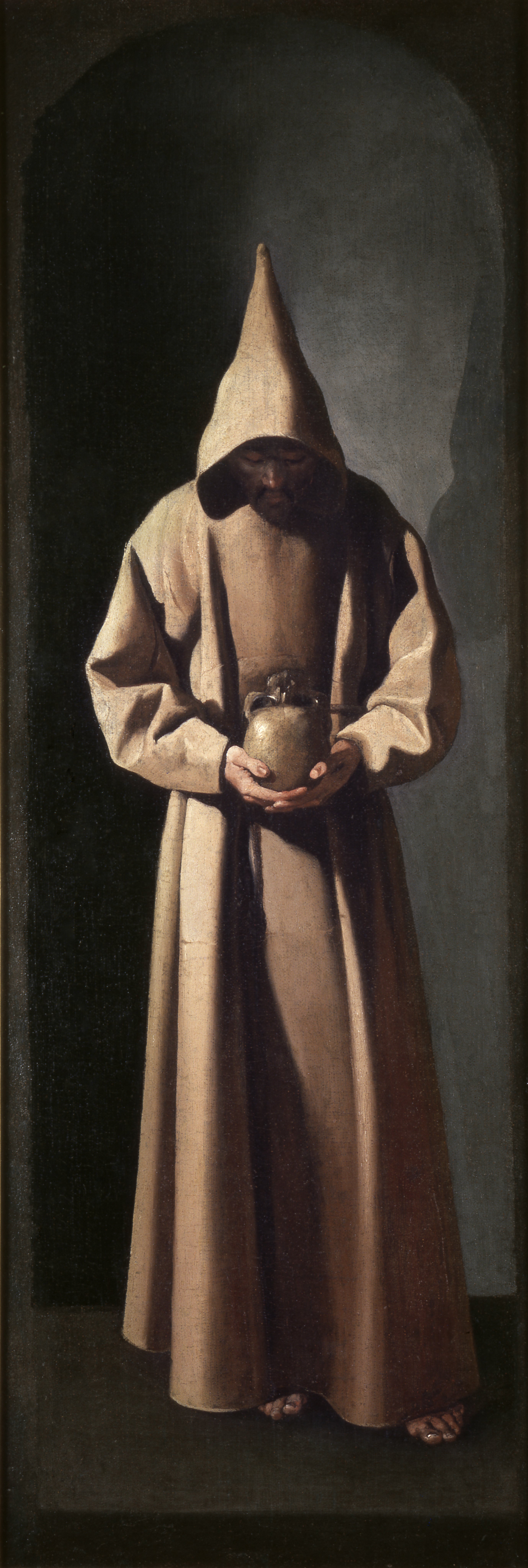 Saint François contemplant un crâne - Francisco de Zurbarán - Alpha Reproduction