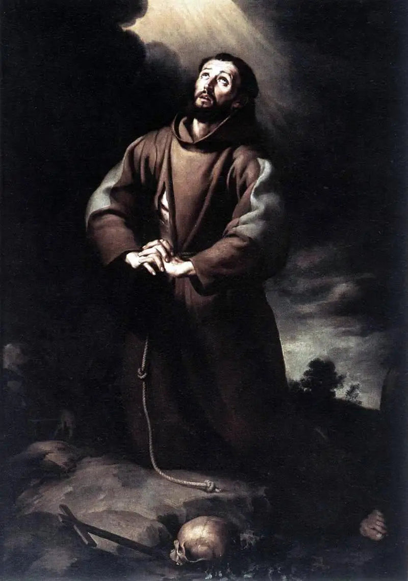Franz von Assisi im Gebet - Bartolomé Esteban Murillo