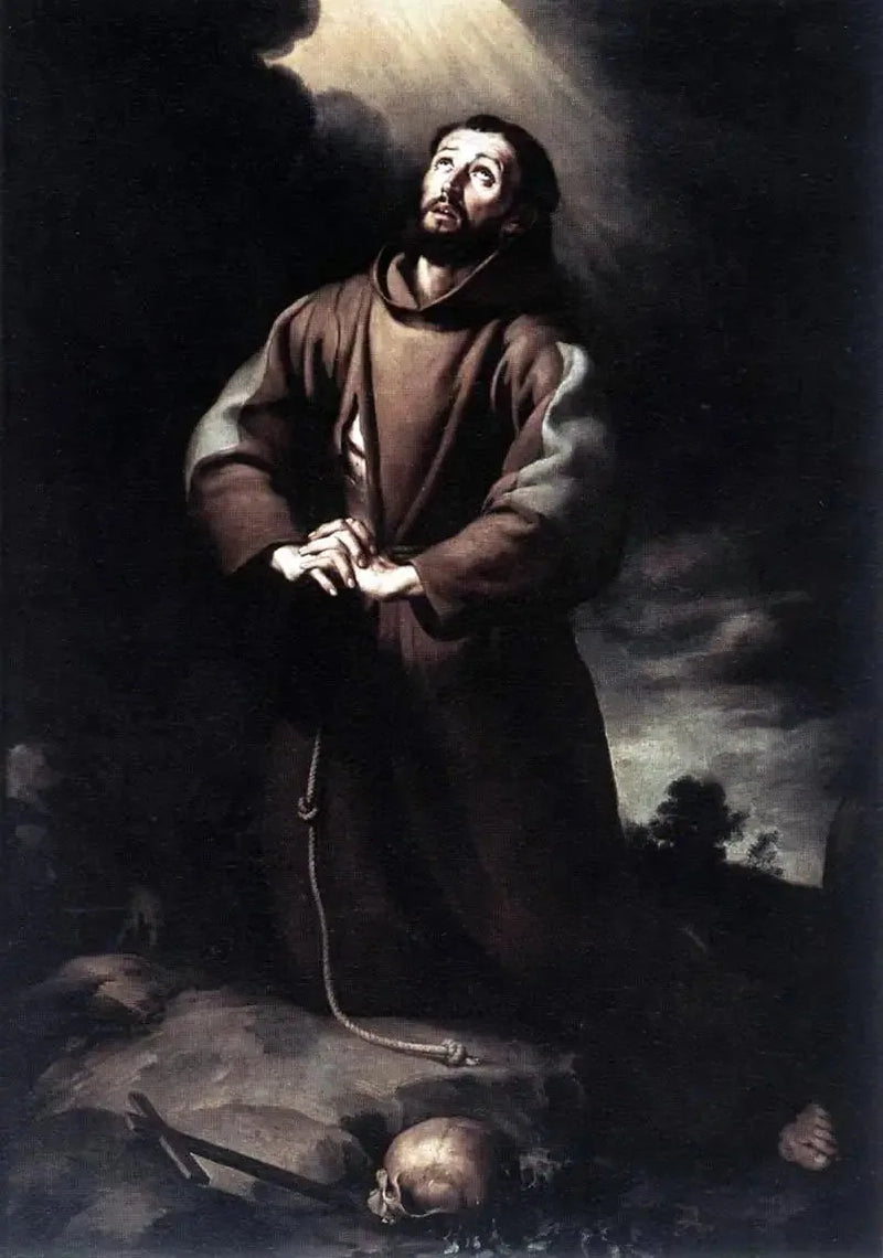 Franz von Assisi im Gebet - Bartolomé Esteban Murillo