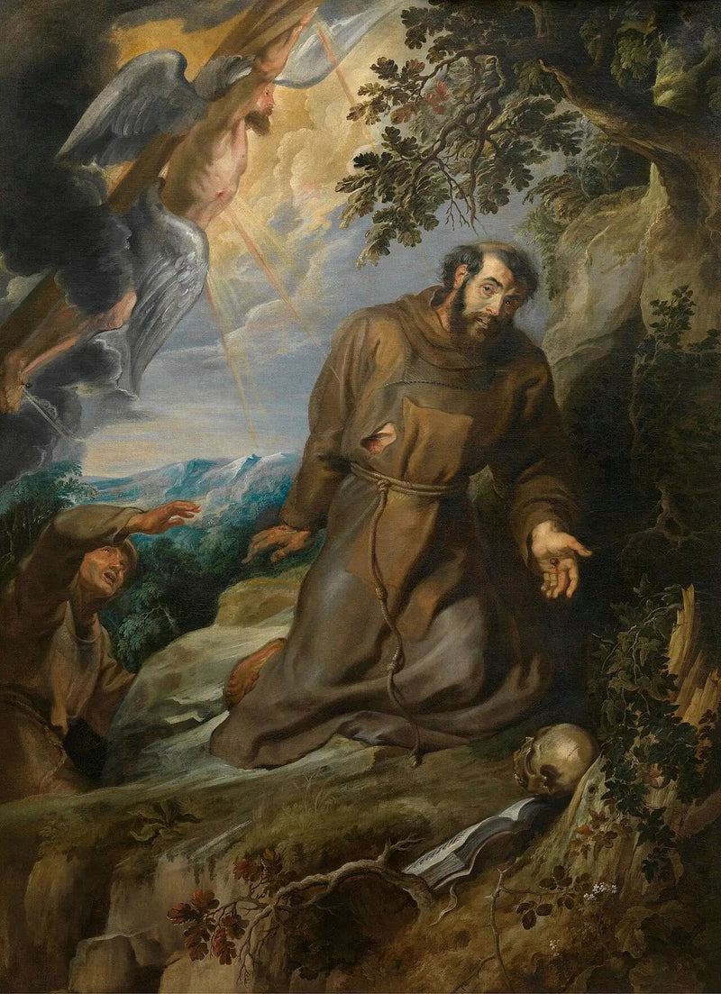 Der heilige Franziskus von Assisi empfängt die Stigmata - Peter Paul Rubens