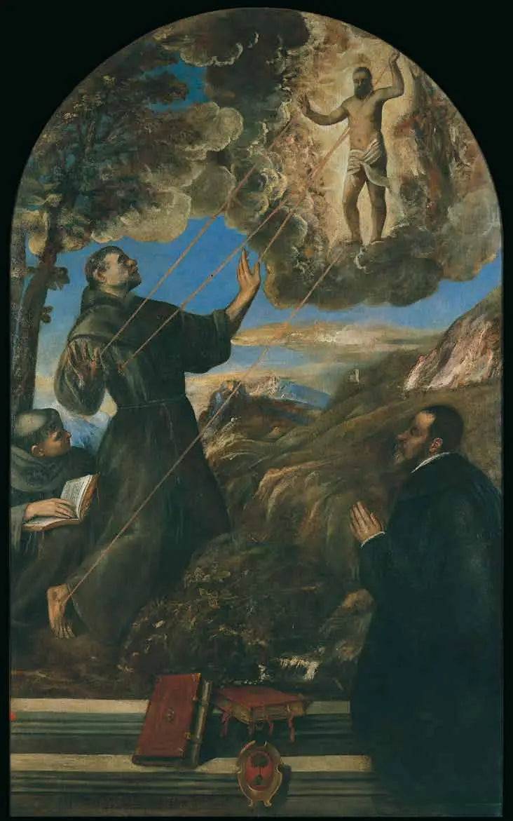 Franz von Assisi empfängt die Stigmata - Titian