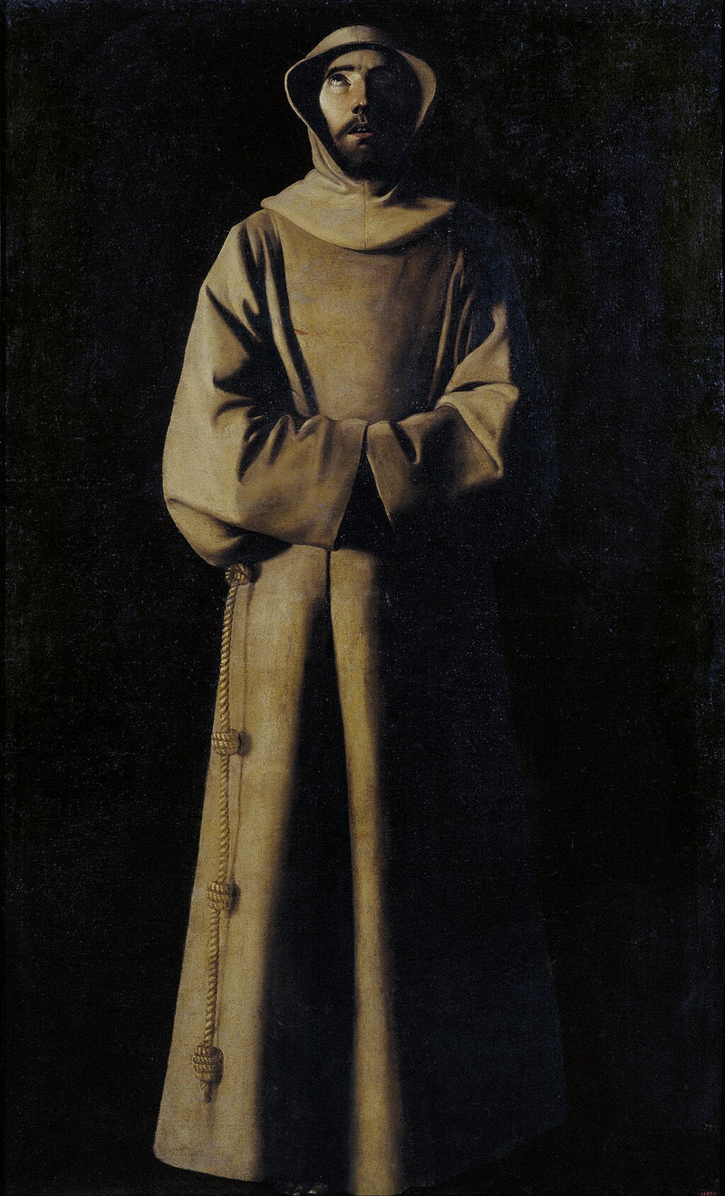 Franz von Assisi nach der Vision von Papst Nikolaus V - Francisco de Zurbarán