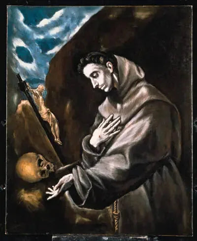 Saint François im Stehen in Meditation - El Greco
