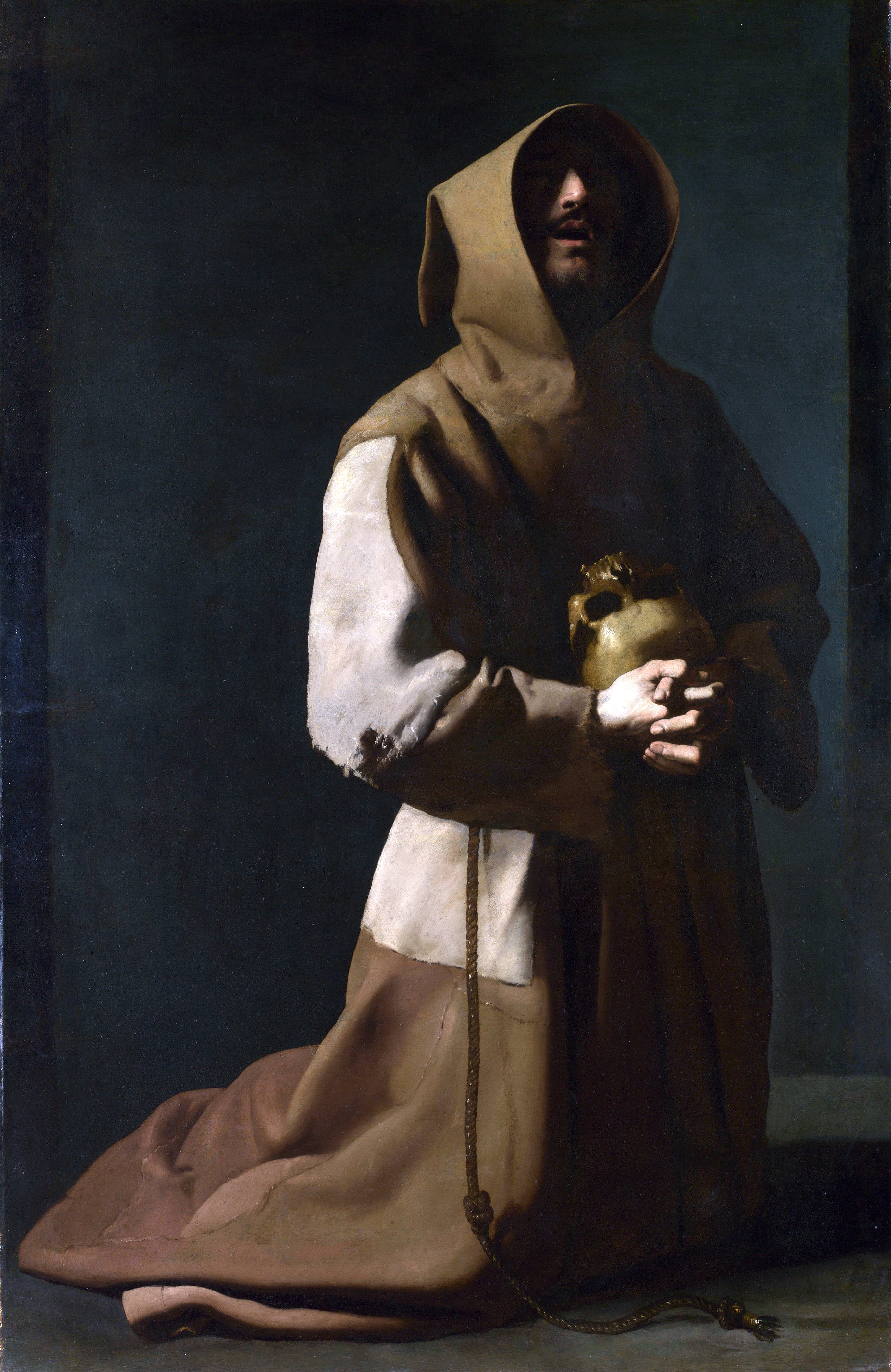 Saint François en méditation - Francisco de Zurbarán - Alpha Reproduction