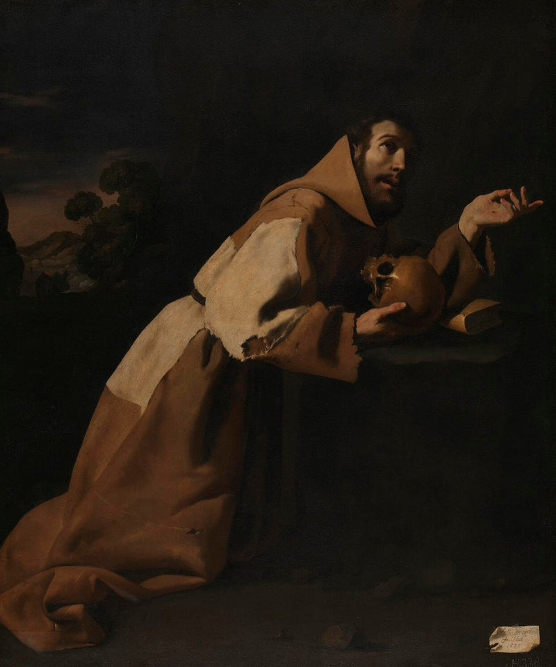 Franziskus im Gebet - Francisco de Zurbarán