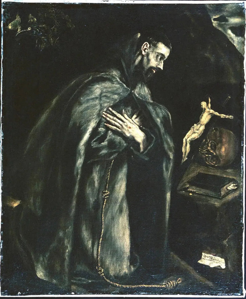 Saint François im Gebet - El Greco