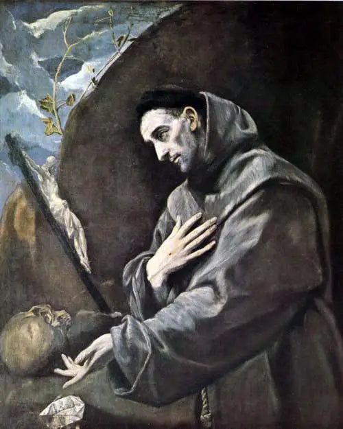Saint François im Gebet - El Greco
