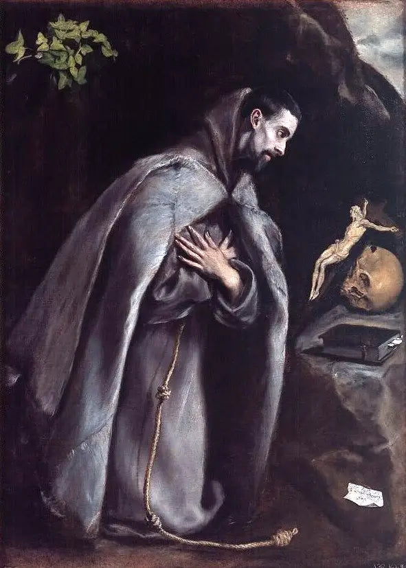 Saint François meditierend kniend - El Greco