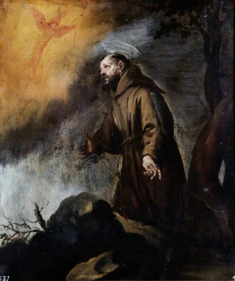 Saint François empfängt die Stigmata - Bartolomé Esteban Murillo