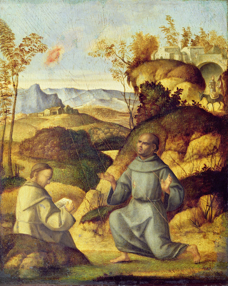 Sankt Franziskus empfängt die Stigmata - Cima da Conegliano