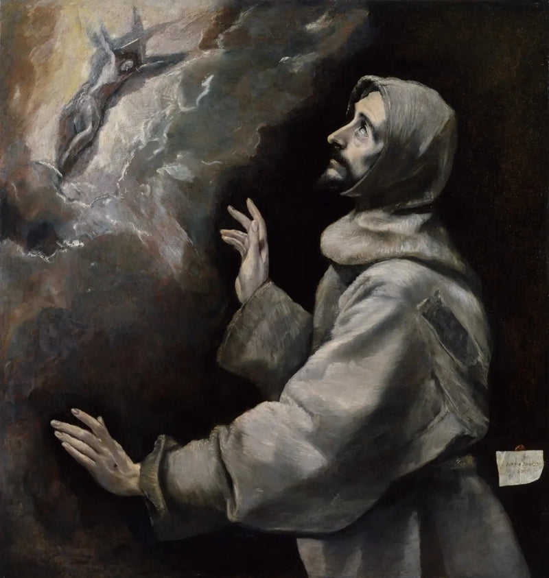Saint François receivend die Stigmata - El Greco