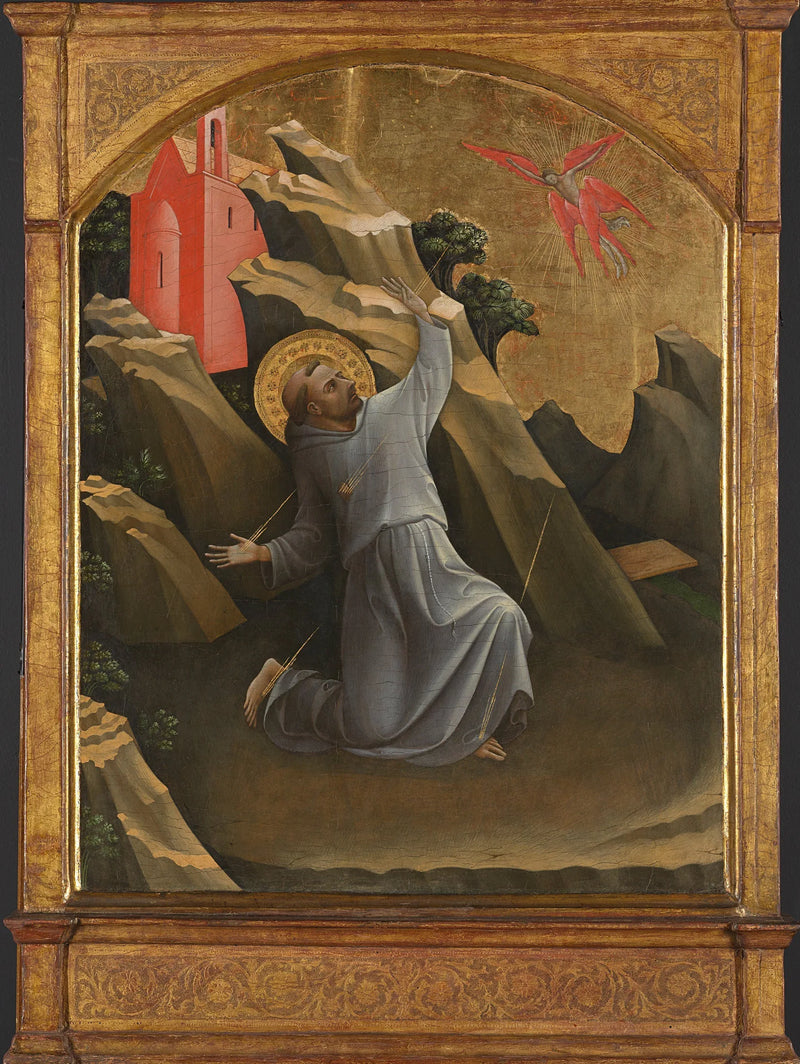 Sankt Franziskus empfängt die Stigmata - Lorenzo Monaco