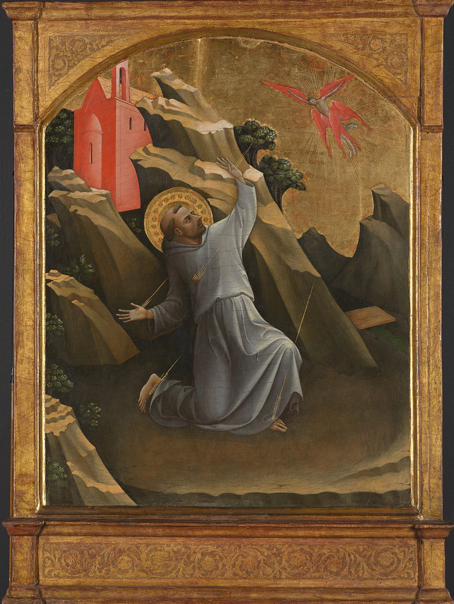 Sankt Franziskus empfängt die Stigmata - Lorenzo Monaco