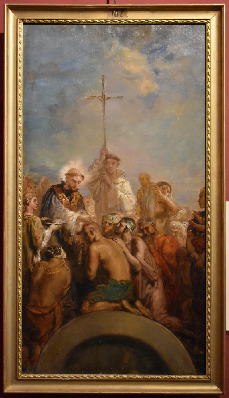 Sankt Franz Xaver taufend die Indianer - Théodore Chassériau
