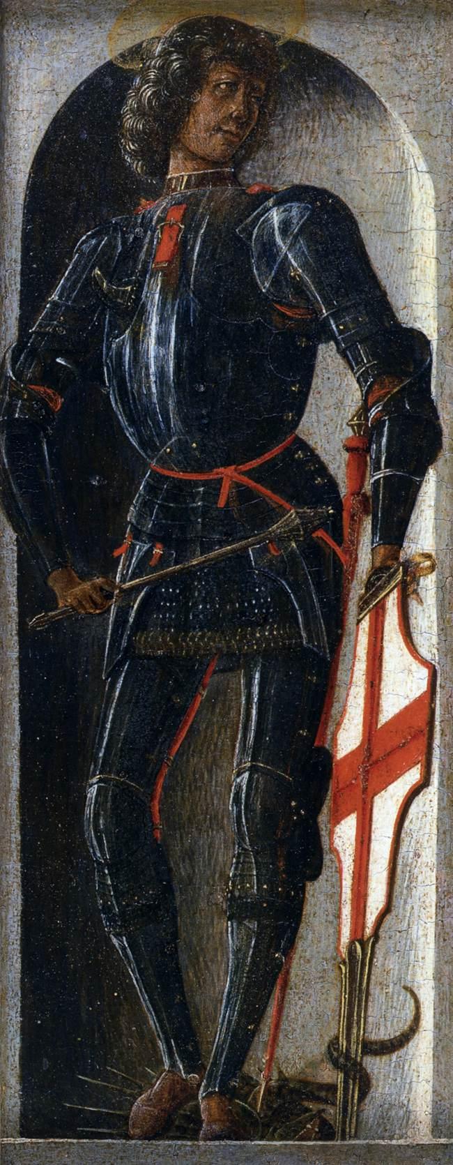 Saint George - Ercole de’ Roberti image 1 reproduction artisanale de tableau