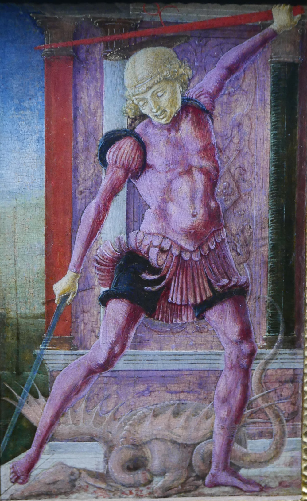 Saint Georges - Cosmè Tura image 1 reproduction artisanale de tableau