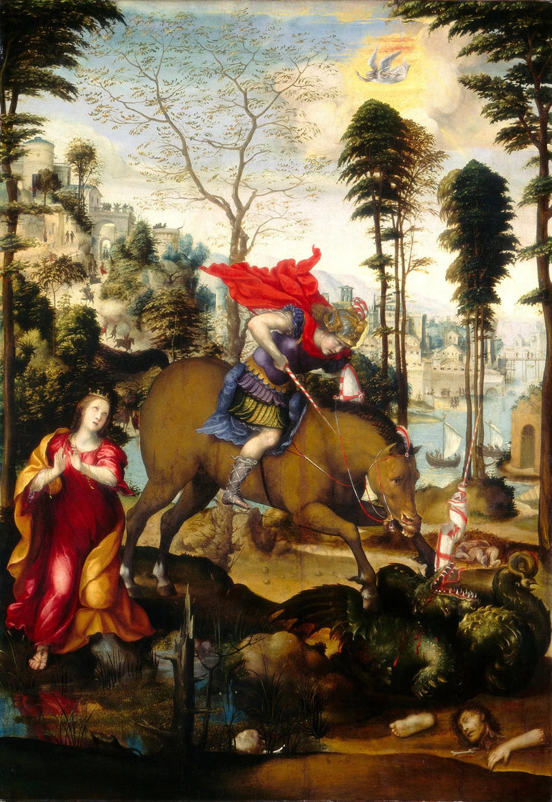 Sankt Georg und der Drache - Il Sodoma (Giovanni Antonio Bazzi)