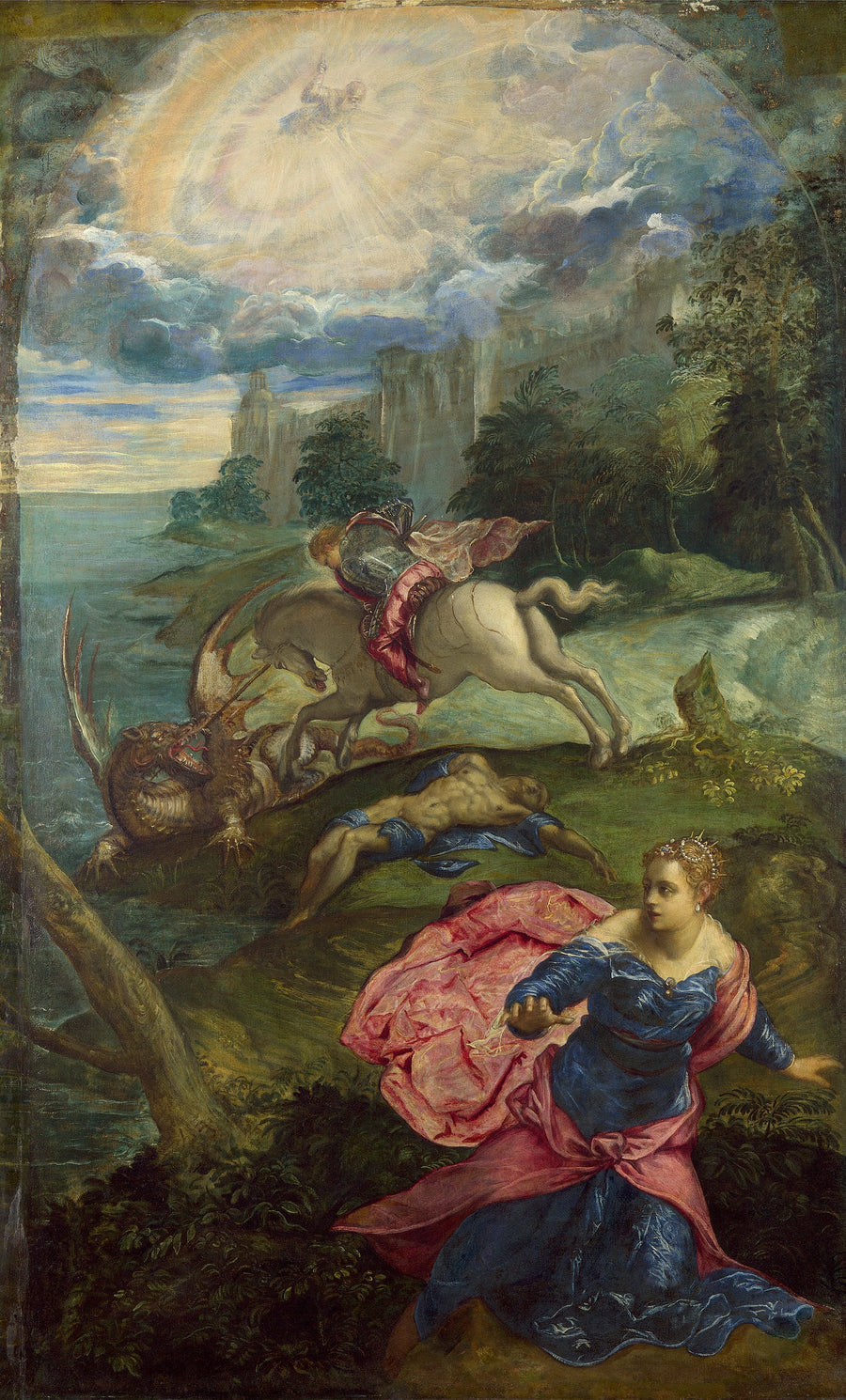 Sankt Georg und der Drache - Jacopo Tintoretto