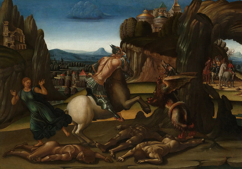 Sankt Georg und der Drache - Luca Signorelli