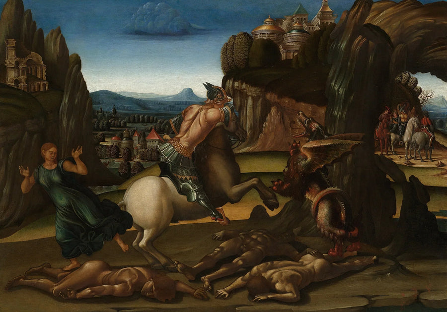 Sankt Georg und der Drache - Luca Signorelli