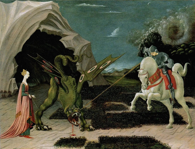 Sankt Georg und der Drache - Paolo Uccello