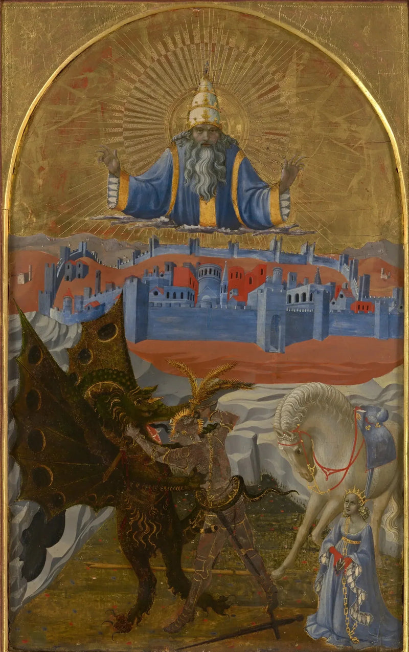Sankt Georg und der Drache - Paolo Uccello