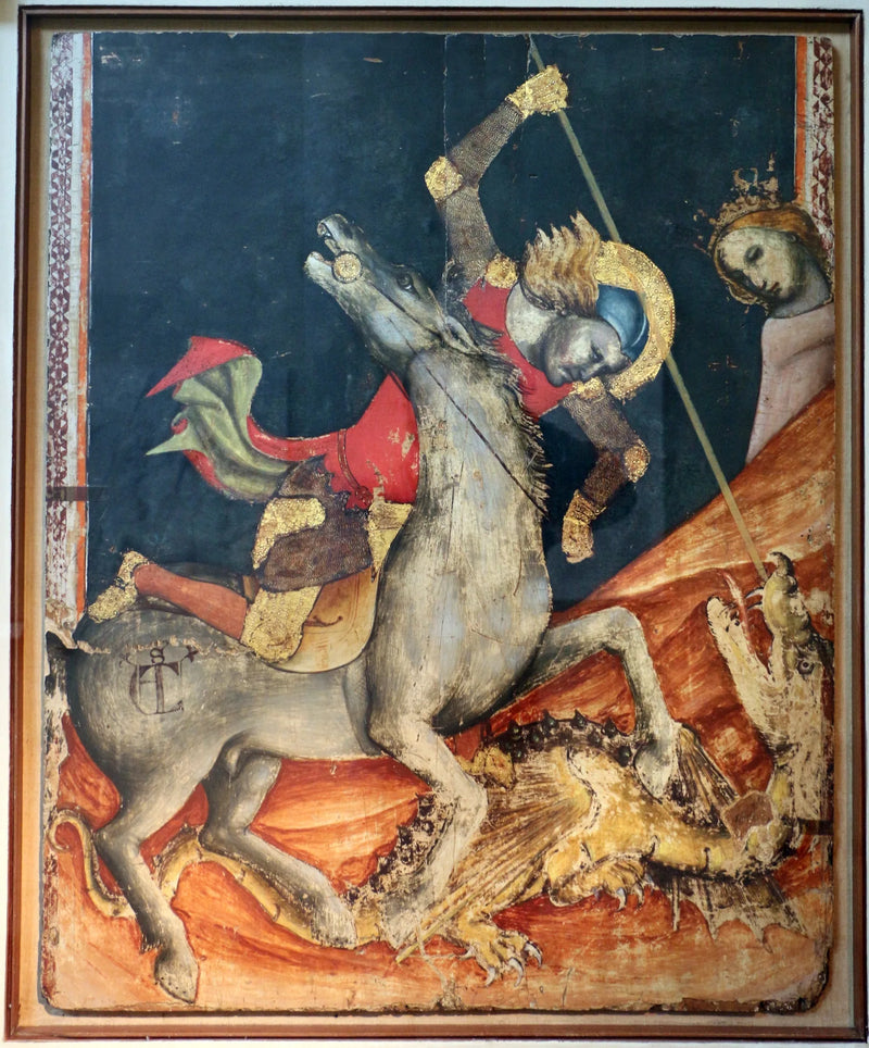 Sankt Georg und der Drache - Vitale da Bologna