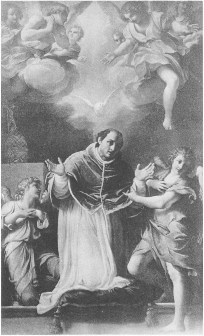 Heiliger Gregor in Gebet - Annibale Carracci