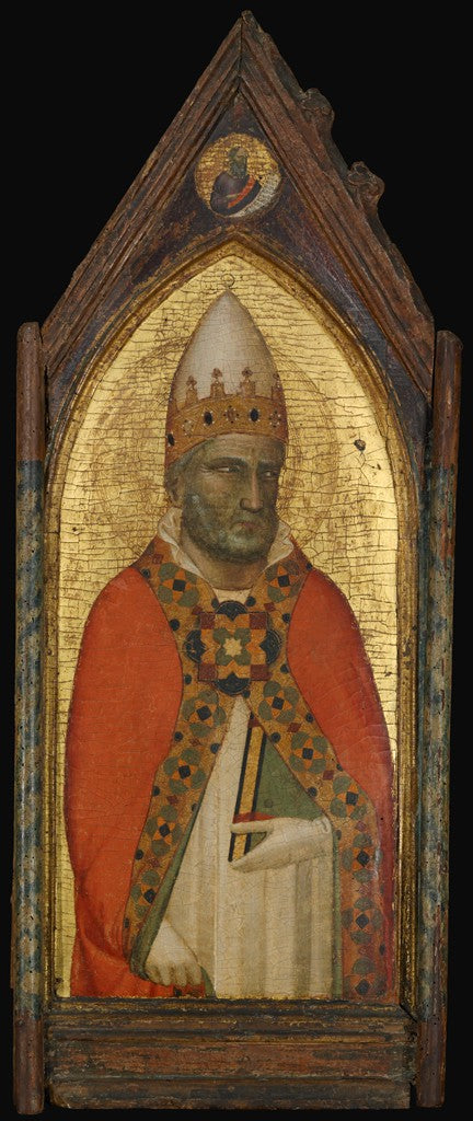 Saint Gregor der Große (in seiner Blütezeit: ein Prophet) - Bernardo Daddi