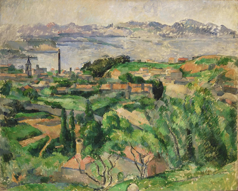 Saint-Henri und der Golf von Marseille - Paul Cézanne