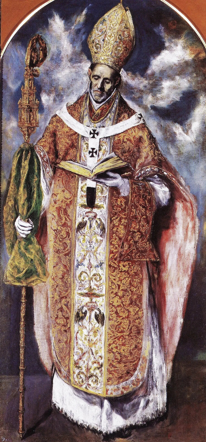 Heilige Ildefons von Toledo - El Greco