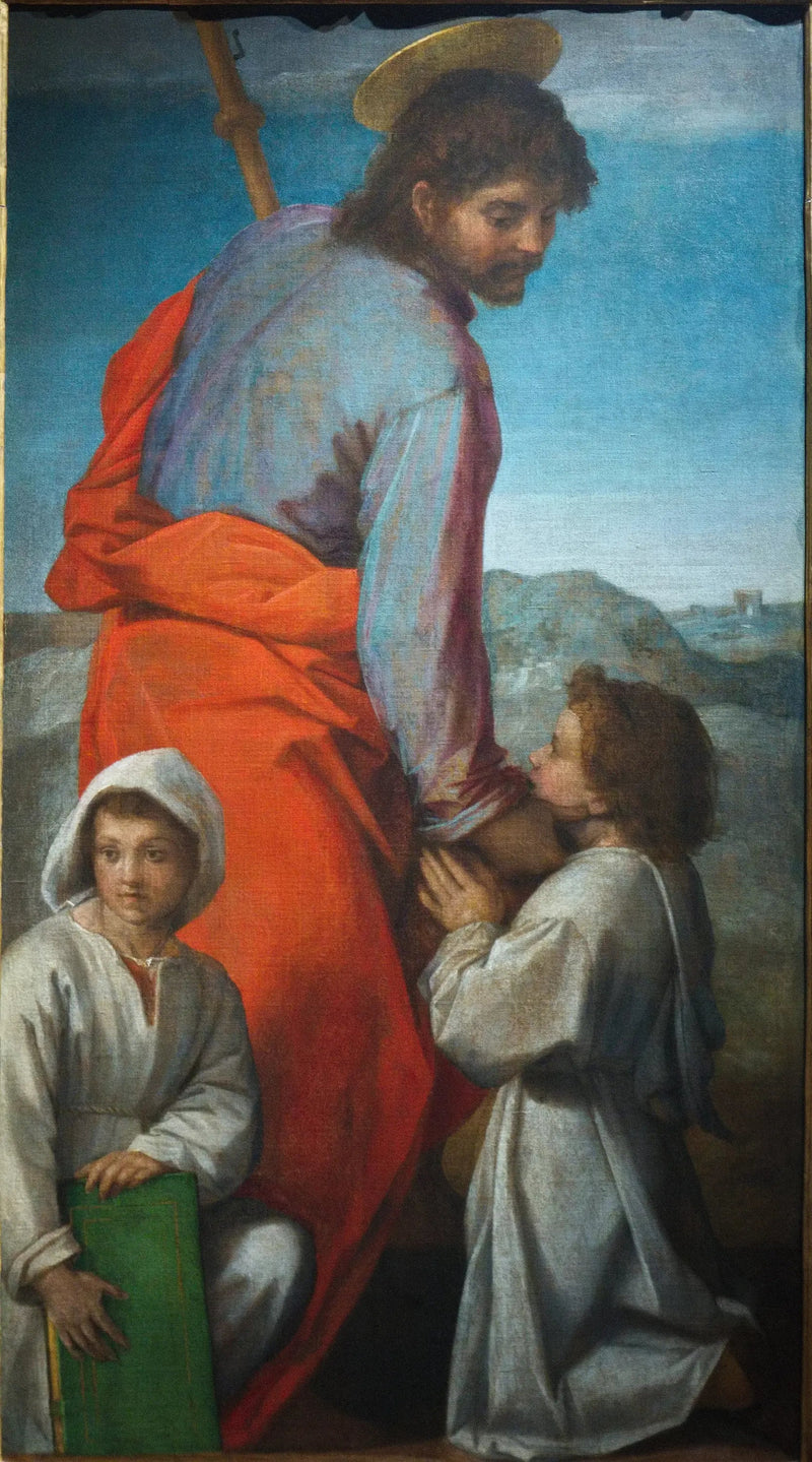 Heiliger Jakob mit zwei Kindern - Andrea del Sarto