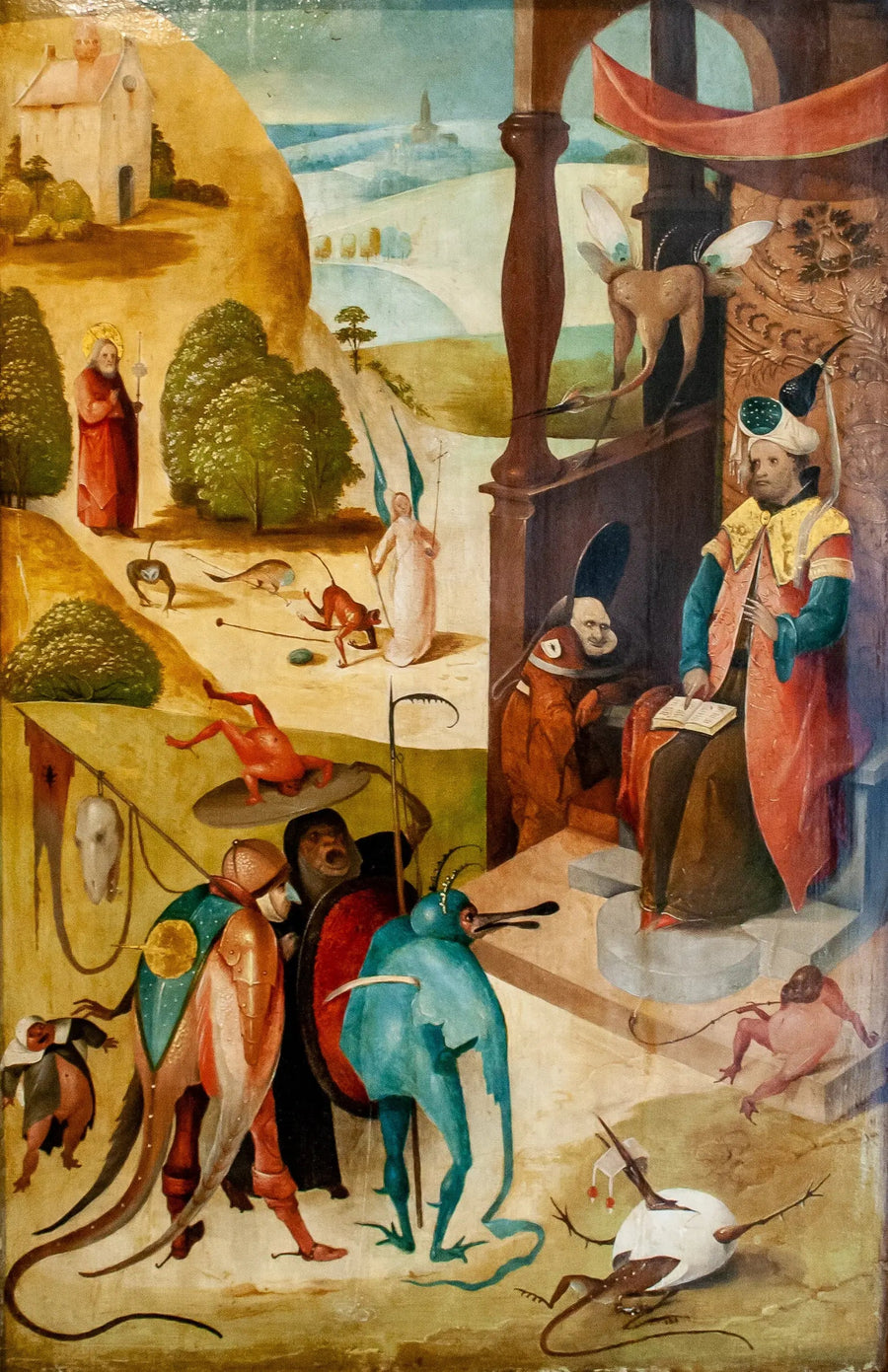 Heiliger Jakobus der Ältere und der Zauberer Hermogenes - Hieronymus Bosch