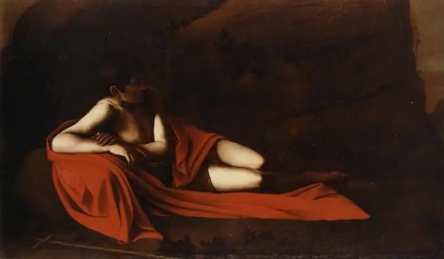 Der liegende Johannes der Täufer - Caravaggio